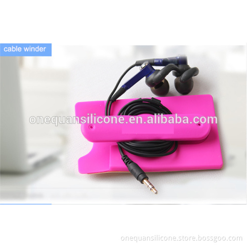 silicone adhesive smart wallet phone